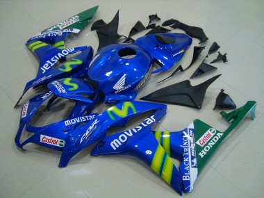 Carenados Moto Honda CBR600RR 2007-2008 - Azul Verde MoviStar Castrol