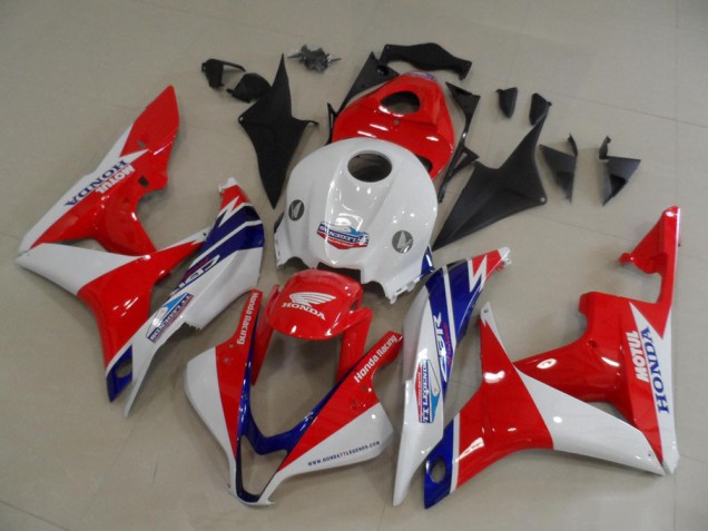 Carenado Moto Honda CBR600RR 2007-2008 - Blanco Rojo Azul