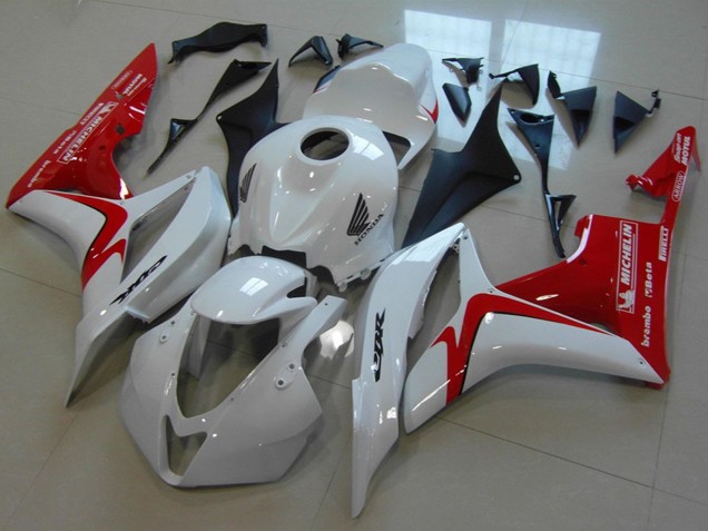 Carenado Moto Honda CBR600RR 2007-2008 - Blanco Rojo EstiloCarrera