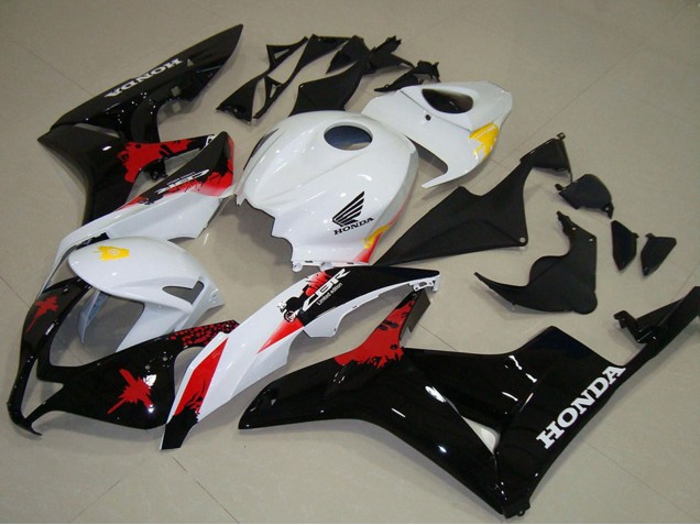 Carenado Moto Honda CBR600RR 2007-2008 - Blanco Amarillo Rojo Negro Brillante