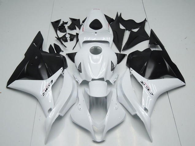 Carenados Moto Honda CBR600RR 2009-2012 - Blanco Negro Mate