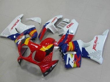 Carenado Moto Honda CBR900RR 893 1994-1995 - Blanco Rojo Azul Amarillo