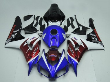 Carenado Moto Honda CBR1000RR 2006-2007 - Blanco Burgundy Azul Negro Brillante