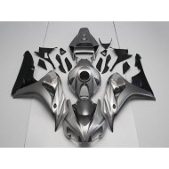 Kits Carenados Moto Honda CBR1000RR 2006-2007 - Plata Negro Brillante