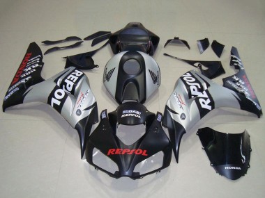 Carenados Moto Honda CBR1000RR 2006-2007 - Plata Negro Mate Repsol