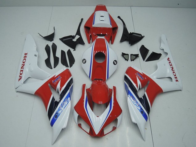 Carenado Moto Honda CBR1000RR 2006-2007 - Blanco Rojo Azul Negro HRC