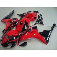 Kits Carenados Moto Honda CBR1000RR 2006-2007 - Rojo Negro Brillante
