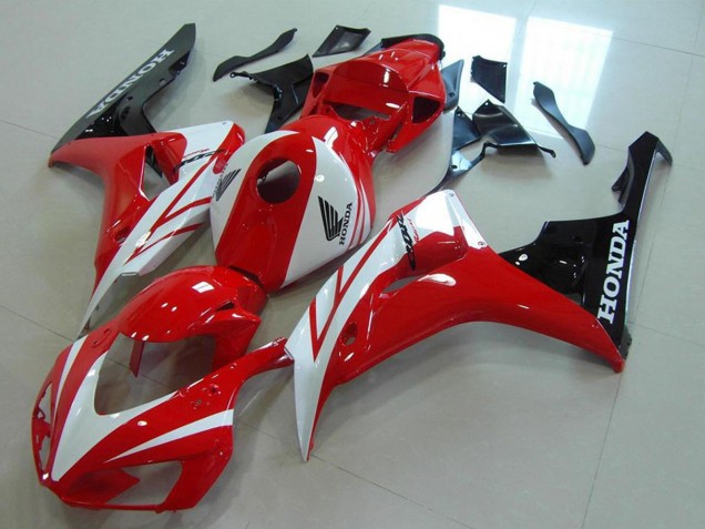 Kits Carenado Moto Honda CBR1000RR 2006-2007 - Blanco Rojo Negro Brillante