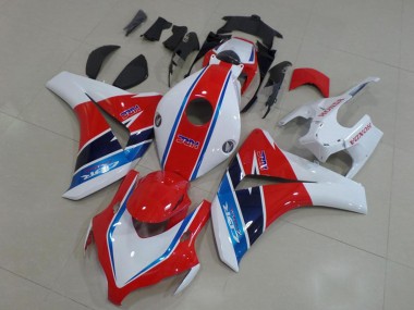 Kits Carenados Moto Honda CBR1000RR 2008-2011 - Blanco Rojo Azul HRC