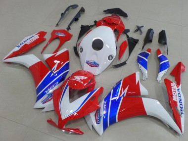 Carenado Moto Honda CBR1000RR 2012-2016 - Blanco Rojo Azul TT Legends