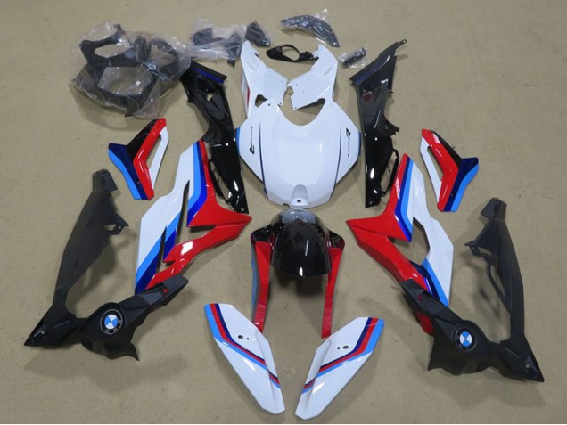 Carenado Moto BMW S1000R 2017-2018 - Blanco Azul Rojo Negro