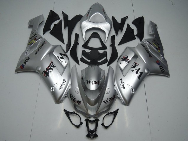 Carenado Moto Kawasaki ZX6R 2007-2008 - Plata West