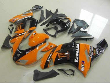 Carenado Moto Kawasaki ZX6R 2007-2008 - Naranja Monstruo