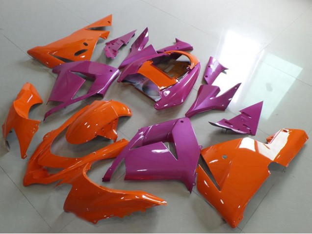 Carenado Moto Kawasaki ZX10R 2004-2005 - Naranja Rosa