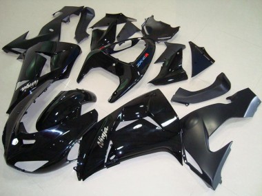 Carenado Moto Kawasaki ZX10R 2006-2007 - Negro Brillante Negro Mate Blanco Ninja