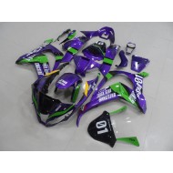 Carenado Moto Kawasaki ZX10R 2011-2015 - Púrpura Verde Negro Blanco Trick Star Gangstar EVA Racing 01