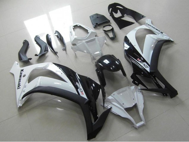 Carenados Moto Kawasaki ZX10R 2011-2015 - Blanco Negro Brillante