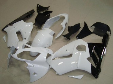 Carenados Moto Kawasaki ZX12R 2002-2006 - Blanco Negro Brillante