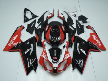 Carenado Moto Aprilia RS125 2006-2011 - Negro Brillante Rojo Blanco