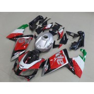 Carenado Moto Aprilia RS125 2006-2011 - Rojo Blanco Negro Plata Verde