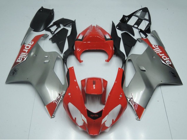 Carenado Moto Aprilia RSV1000 2003-2006 - Rojo Gris Negro