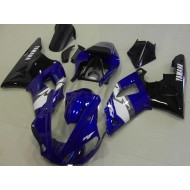 Carenado Moto Yamaha YZF R1 2000-2001 - Azul Blanco Negro
