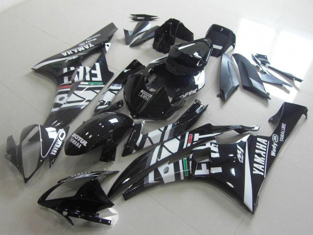 Carenado Moto Yamaha YZF R6 2006-2007 - Blanco Negro Brillante Verde Rojo Fiat Yamalube Motul