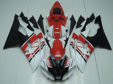 Carenados Moto Yamaha YZF R6 2008-2016 - Blanco Rojo Negro