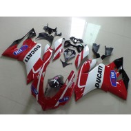 Carenado Moto Ducati 1199 2011-2014 - Blanco Rojo Tim
