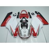 Carenado Moto Ducati 749 2003-2004 - Blanco Rojo Verde Negro Brillante
