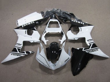 Kits Carenado Moto Yamaha YZF R6 2003-2004 - Blanco Negro Brillante
