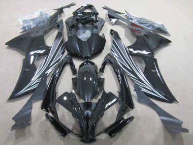 Carenado Moto Yamaha YZF R6 2006-2007 - Negro Brillante Negro Mate Blanco
