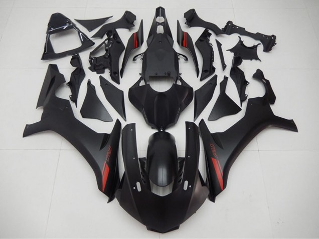 Carenado Moto Yamaha YZF R1 2015-2019 - Negro Mate Rojo