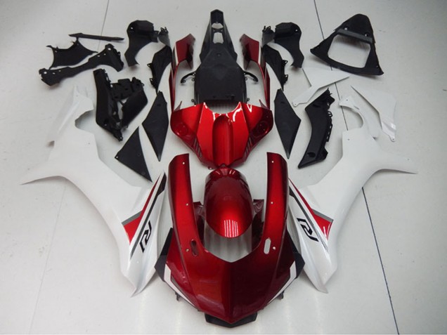 Carenados Moto Yamaha YZF R1 2015-2019 - Blanco Rojo Negro