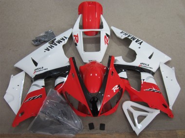 Carenados Moto Yamaha YZF R1 1998-1999 - Blanco Rojo Negro