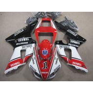 Carenado Moto Yamaha YZF R1 1998-1999 - Blanco Rojo Negro Brillante Yamalube 50
