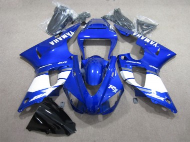 Carenado Moto Yamaha YZF R1 1998-1999 - Azul Blanco Calcomanía
