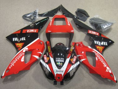 Carenado Moto Yamaha YZF R1 1998-1999 - Rojo Blanco Negro Santander