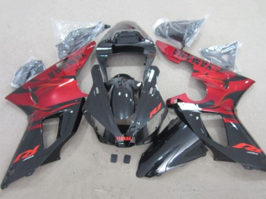 Carenado Moto Yamaha YZF R1 2000-2001 - Rojo Negro Brillante