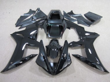Carenado Moto Yamaha YZF R1 2002-2003 - Negro Brillante Plain