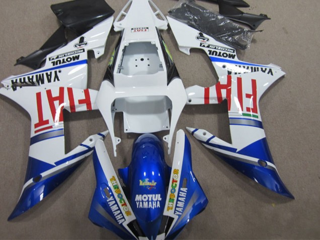 Carenados Moto Yamaha YZF R1 2002-2003 - Blanco Azul Rojo Motul Fiat