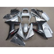 Kits Carenados Moto Yamaha YZF R1 2002-2003 - Plata Negro Mate