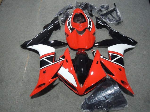 Carenado Moto Yamaha YZF R1 2004-2006 - Blanco Rojo Negro