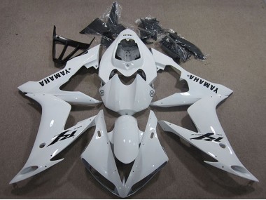 Carenado Moto Yamaha YZF R1 2004-2006 - Blanco Negro Calcomanía