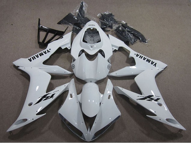Carenado Moto Yamaha YZF R1 2004-2006 - Blanco Negro Calcomanía