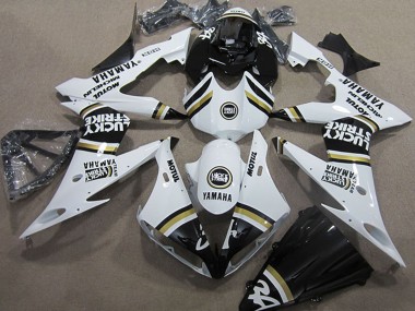 Carenado Moto Yamaha YZF R1 2004-2006 - Blanco Negro Lucky Strike