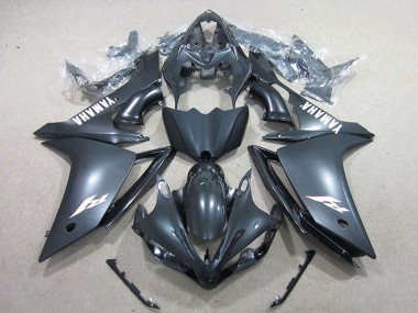 Carenado Moto Yamaha YZF R1 2007-2008 - Negro Mate Blanco Calcomanía