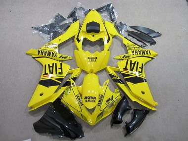 Carenado Moto Yamaha YZF R1 2007-2008 - Amarillo Negro Motul Fiat