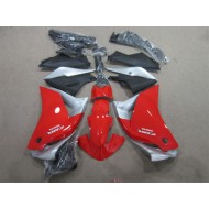 Carenado Moto Honda CBR125R 2011-2016 - Plata Rojo Negro Mate
