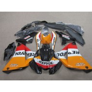 Carenado Moto Honda CBR125R 2011-2016 - Naranja Blanco Rojo Negro Brillante Repsol